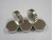 Flexible 15MM Round Neodymium Block Magnets In Loudspeakers Silver Color