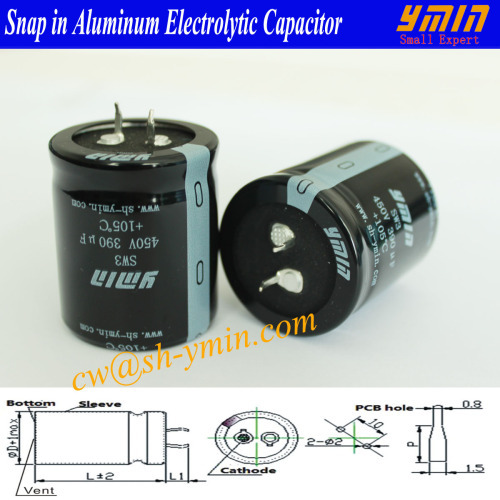 Power Inverter Electrolytic Capacitor For Wind Turbine Power Inverter RoHS Compliant