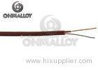 PTFE / PVC / PFA Thermocouple Cable Type K with +NiCr / -NiAl Material