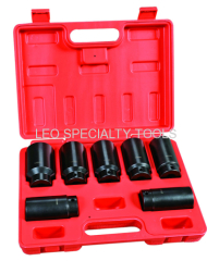 7pcs 1/2" Drive Axle Nut Socket Set