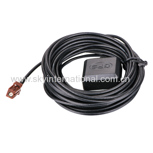 thumbnail image 2 of Maswell Professional GPS Antenna – FAKRA C Connector, 1575MHz, 2dB Gain, Magnetic Waterproof Base, 3m Cable For Car Navigation 2 of 5