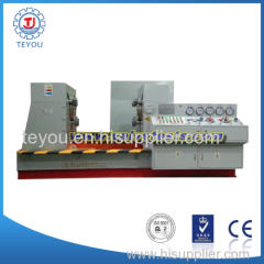 clamping valve test bench for testing sealing and strength