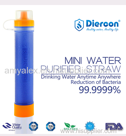 Diercon personal water filter straw