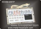 Custom Industrial Keyboard with Touchpad for Internet Kiosk 15 Keys