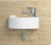 Sanitary ware Bathroom Ceramic White Color Oval Wall Hung Art Basin