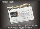 Anti - Vandal Industrial Keyboard with Touchpad Stainless Steel Material