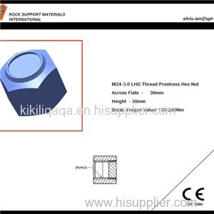Hex Pre-stress Nut Product Product Product