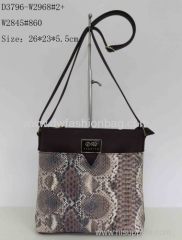 Fashion zipper handbag/ Brown PU cross bag /Adjustable shoulder strap/Ladies bag