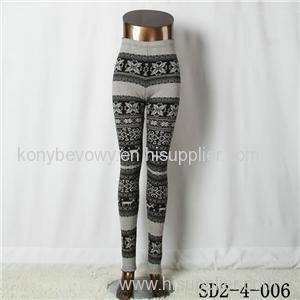 SD2-4-006 Fashion Knit Boho Fawn Elastane Style Leggings