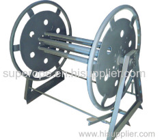 Mooring synthetic fiber rope reel