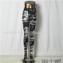 SD2-7-007 Popular Knit Fashion Bandhnu Elastic Slim Leggings