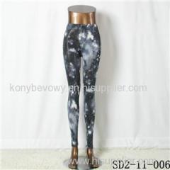 SD2-11-006 Latest Fashion Fashion Knit Starry-sky Print Slim Leggings