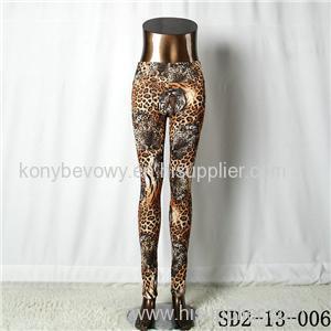 SD2-13-006 Fashion Knit Animal Leopard Print Sexy Leggings