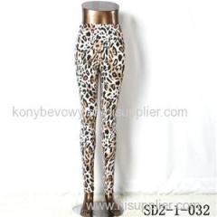 SD2-1-032 Fashion Knit Sexy Slim Elastic Leopard Print Leggings)