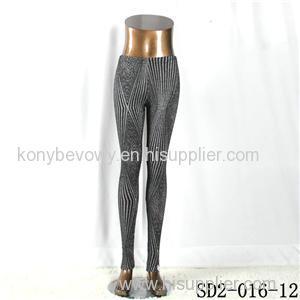 SD2-016-12 Fashion Knit Diamond Sliver Style Leggings