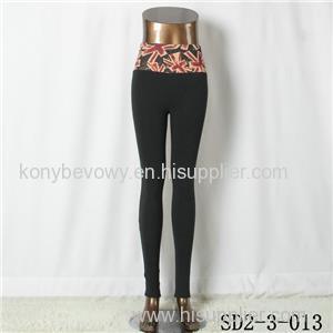 SD2-3-13 Latest Popular Pure Cotton Knit High-waist All-match Leggings