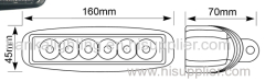 white coverings 18watt yacht work light