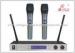 Dual Receiver UHF Wireless MIC FM Microphone Audio PA Systems &gt;100dB S/N Ratio
