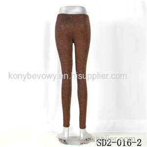 SD2-16-002 Knit Fashion Bright Spun Gold Slim Leggings