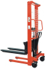 manual stacker for ware house lifting usage 1000 2000kgs and 3000mm lifting height