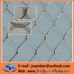 Weave Style Plain Weave/ Knotted rope mesh/ woven AISI 316 X-tend mesh /Zoo Animal Cage Mesh Netting