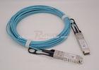 Data Communication Ethernet 100G QSFP28 AOC Cable Transmission on OM3