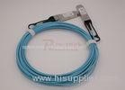 Active Optical Cable QSFP28 AOC Aqua Color OM3 Cable for Data Center