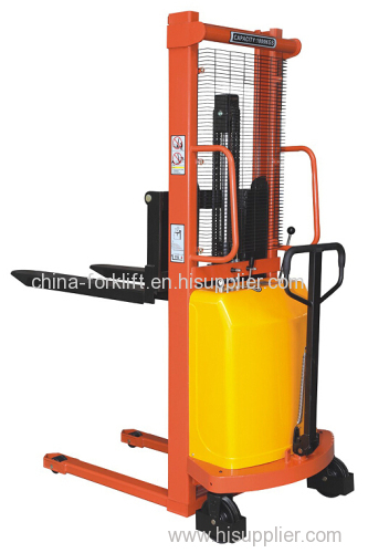 Top grade heavy duty semi electric pallet stacker price