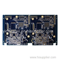 8-layer Rigid-flex PCB with Blue Solder Mask and Impendence Controlled 1.6mm Thickness