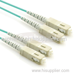 SC-SC 10gig OM3 multimode duplex fiber optic cable