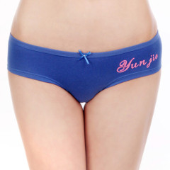Sex slim girl panties for style new design yunjie printing underwear wholesale cotton panty