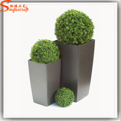 Plastic hot sale grass ball leves shape indoor outdoor topiary boxwood for home hotel decoration ball