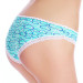 Heart-shaped printing sexy ligerie cotton ladies brief mature women panty