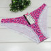 Heart-shaped printing sexy ligerie cotton ladies brief mature women panty