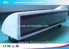P6 Single Color Moving Scrolling Led Taxi Display Sign With GSM / GPRS / GPS
