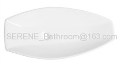 Ceramic White Color Counter Top Basin