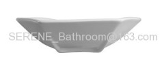 Ceramic White Color Counter Top Basin