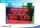 P7.62 Matrix Red Indoor Led Moving Message Sign With Aluminum Frame / USB Control