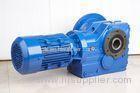 High Efficiency Helical Bevel Geared Motor Hollow Shaft Gearbox With IEC Or NEMA Motor