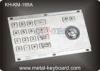 Metallic Anti - vandal Kiosk Digital Keyboard with Integrated Trackball IP65 Rate