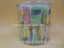 Fruity Foot Shaped Lollipops Sugar Hard Candy Carb Free Green / Red / Yellow