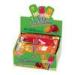 Children Fruit Hard Candy Lollipops Ice Cream With Fluorescence 10g * 30pcs