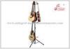 Multiple Guitar Adjustable Music Stand For 6 Acoustic / Classical Guitar 28cm - 76cm Height