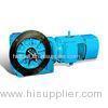 High Speed Reduction Helical Worm Gear Motor Gearbox With Hollow Shaft