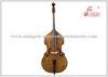 Antique Style Brown 4 String Double Bass For Professional Musicians ISO9001 / CQM / TUV