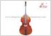 Solid Spruce Oil Varnish Flamed 4/4 3/4 Upright Double Bass With Ebony Accessories