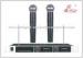 Wireless Microphone Audio PA Systems VHF Dual Receiver VHF230-270MHz Frequency Range