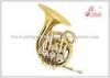 Bb Tone Mini French Horn Brass Musical Instruments for Students / Beginners