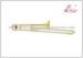 brass band instruments Gold Lacquer Alto Trombone With ABS Case or Soft Bag
