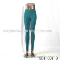 SD1-001-3 Fashion Green Cashew Low-waist Slim Lady Leggings